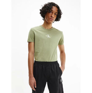 Calvin Klein pánské zelené tričko - S (L9F)